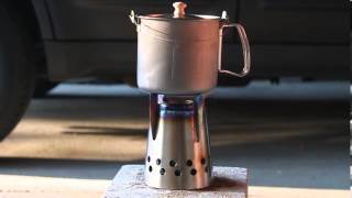 Four Dog Stove Bushcooker LT II and Evernew Titanium Alcohol Stove [upl. by Olzsal]