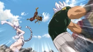 Fairy Tail Elf Man amp Lisanna VS Ajeel Ramal  Elf Man VS Ajeel Of Spriggan 12 [upl. by Ydennek]