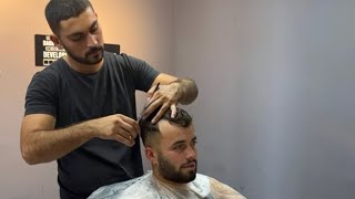 Turkish Barber Emircan ASMR Haircut [upl. by Mycah298]