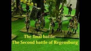 2nd Battle of Regensburg 1809 fictonal campaign  54mm About Bonaparte wargame rule [upl. by Mata]