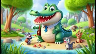 Crocodile Alligator  Nursery Rhymes amp Kids Songs [upl. by Garate397]