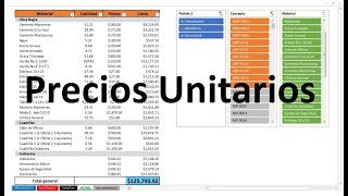 Presupuesto de Obra Lista de Materiales [upl. by Garceau]