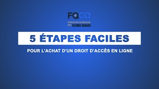 5 étapes faciles pour lachat du droit daccès en ligne [upl. by Ennyl309]