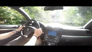 Golf 5 R32 manual  onboard soundcheck  Supersprint exhaust [upl. by Chesna]