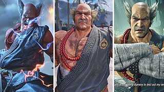 Tekken 8  ALL Heihachi Mishima Special IntroDialogues [upl. by Aicinad]