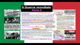 ✅ SECONDA GUERRA MONDIALE riassunto  parte 3 LItalia nella II guerra mondiale [upl. by Holton949]