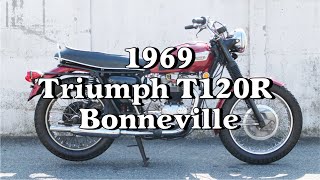 1969 Triumph Bonneville T120R [upl. by Claribel]