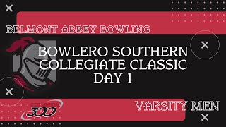 Belmont Abbey Bowling Varsity Men  2024 Bowlero Southern Collegiate Classic Day 1 [upl. by Sternberg]