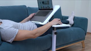 Tatkraft Like  ✅Portable Laptop Desk for Bed Adjustable Laptop Table zenzeoncom laptoptable [upl. by Sanborn]