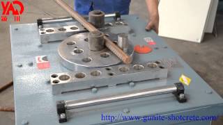 GW40GW50 Rebar BenderSteel Bar Bending Machine Video [upl. by Rice602]