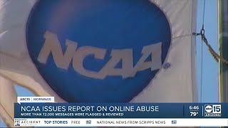 NCAA pilot study finds widespread social media harassment of athletes coaches and officials [upl. by Kred]