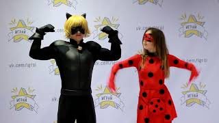 Cat Noir cosplay new season Ladybug [upl. by Aisatal]