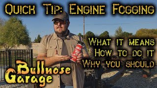 Fogging an Engine – How and Why You Should Fog Your Engine for Storage [upl. by Dyolf924]