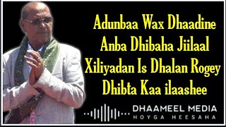 Xasan Aadan Samatar  igu Dheerdiaa  Hees Qaraami Xul ah With Lyrics720PHD [upl. by Akili]