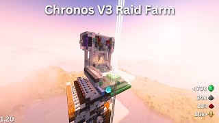 Minecraft Chronos V3 Raid Farm  800k Items Per Hour 116120 [upl. by Eiralih]