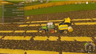 TUTO COMMENT FAIRE DES BOTTE DE PAILLE DANS FARMING SIMULATOR 19 [upl. by Nirmak]