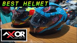 AXOR Venomous HELMET FULL REVIEW PRICE axorhelmets axor axorhelmet ridinggear studdshelmet [upl. by Corena]