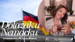 DOLAZAK U NEMAČKU dobijanje vize kratak DM haul Heatless talasi [upl. by Holcman]