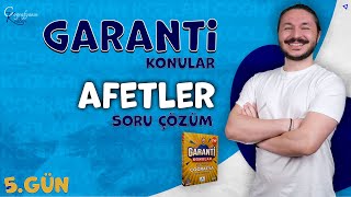 6 GÜNDE TYT  MSÜ COĞRAFYA 2025 📕 GARANTİ KONULAR KAMPI5 🌍 DOĞAL AFETLER SORU ÇÖZÜMÜ [upl. by Angelico]