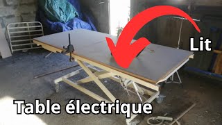 Comment Créer Une Table élévatrice à Partir dun Lit dHôpital électrique [upl. by Ahsitel]