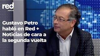 Entrevista Gustavo Petro habla en Red  Noticias [upl. by Darrill39]