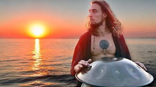 CALM HORIZON  2 hours HANDPAN MEDITATION Music 71  Pelalex YOGA Music [upl. by Ijok]