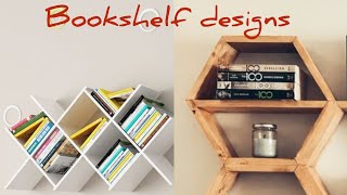 Bookshelf design ideas ll Bookshelf designs ll [upl. by Seagrave]