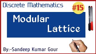 Modular Lattice  Discrete Mathematics in Hindi [upl. by Iniffit492]