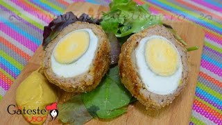 Reteta de Chiftele umplute cu Oua sau Scotch Eggs [upl. by Sivatco]