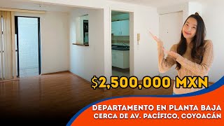 DEPARTAMENTO EN PLANTA BAJA CERCA DE AV PACÍFICO COYOACÁN [upl. by Celin]