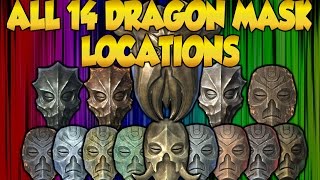 Skyrim ALL 14 Dragon Priest Mask Locations in Special Edition  Dragonborn DLC GUIDE Xbox One [upl. by Yrojram275]