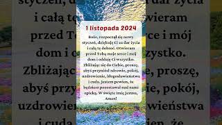 Modlitwa poranna 1 listopada 2024🎉🙏🌹modlitwa Miłość bóg jezus wiara Biblia Polska [upl. by Annabelle874]