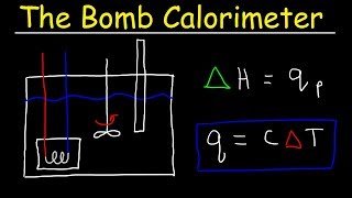 Bomb Calorimeter vs Coffee Cup Calorimeter Problem  Constant Pressure vs Constant Volume Calorimet [upl. by Egerton]