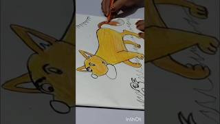 Clever Fox drawingclever Fox drawing ideas for kidsHow to draw clever Foxshortvideos short [upl. by Mischa203]