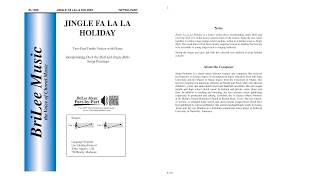 Jingle Fa La La Holiday BL1036 by Sonja Poorman James Pierpont [upl. by Friedberg]