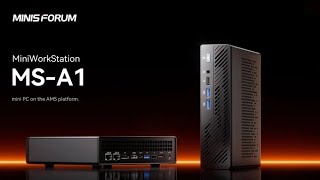 Minisforum MSA1 mini PC with up to AMD Ryzen 9000 series OCULink port amp 96GB of memory launched [upl. by Aziar]