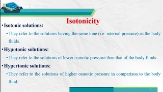 NaCl equivalent method and White Vincent method Isotonic hypertonic amp hypotonic solutions [upl. by Oz206]