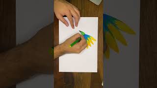 Amazing art color drawing  Free tutorials likeokplease shorts [upl. by Dasya]