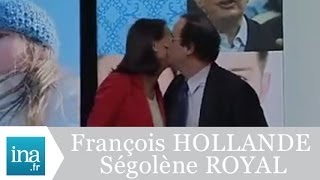 Le couple Ségolène Royal  François Hollande  Archive INA [upl. by Suilenrac]