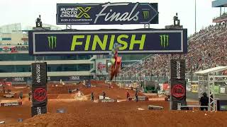 2023 SuperMotocross World Championship Finals 450 Highlights  Playoff 1  zMAX Dragway [upl. by Eceinal885]