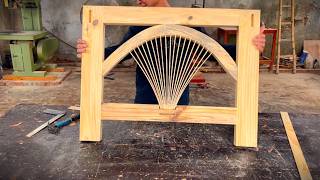 Lets Take A Quick Look At How This Guy Used Thin Wooden Slats To Create An Incredibly Clever Table [upl. by Nicoli]