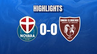 NovaraUnion Clodiense 00  15 giornata  Serie C  Highlights [upl. by Liane44]