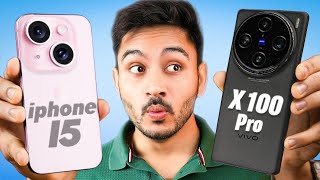 Vivo X100 Pro 5G Vs iPhone 15 Camera Test Comparison [upl. by Navannod]