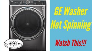 GE Washer Not Spinning Heres Why and How to Fix It [upl. by Eylhsa377]