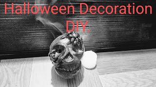 A Halloween Decoration projectDIYSkull DIY DecorationMiss craftsmith [upl. by Yelsnik217]