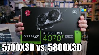 Crackys Bastelnacht  Ryzen 7 5700X3D vs 5800X3D feat RTX 4070 Ti Super [upl. by Lidia]