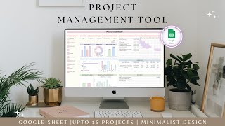 Project tracker google spreadsheet task tracker project management for small business planner [upl. by Ayetal]