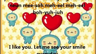 Korean number song with Lyrics  English sub [upl. by Schonfield110]