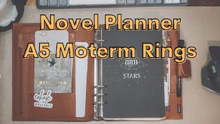 A5 Rings Novel Planner Set Up [upl. by Cirdet]