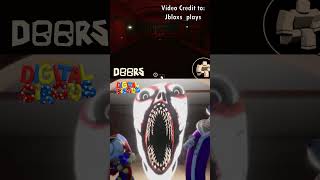 Digital Circus x Roblox DOORS  Ambush Entity Comparison shorts [upl. by Reldnahc]